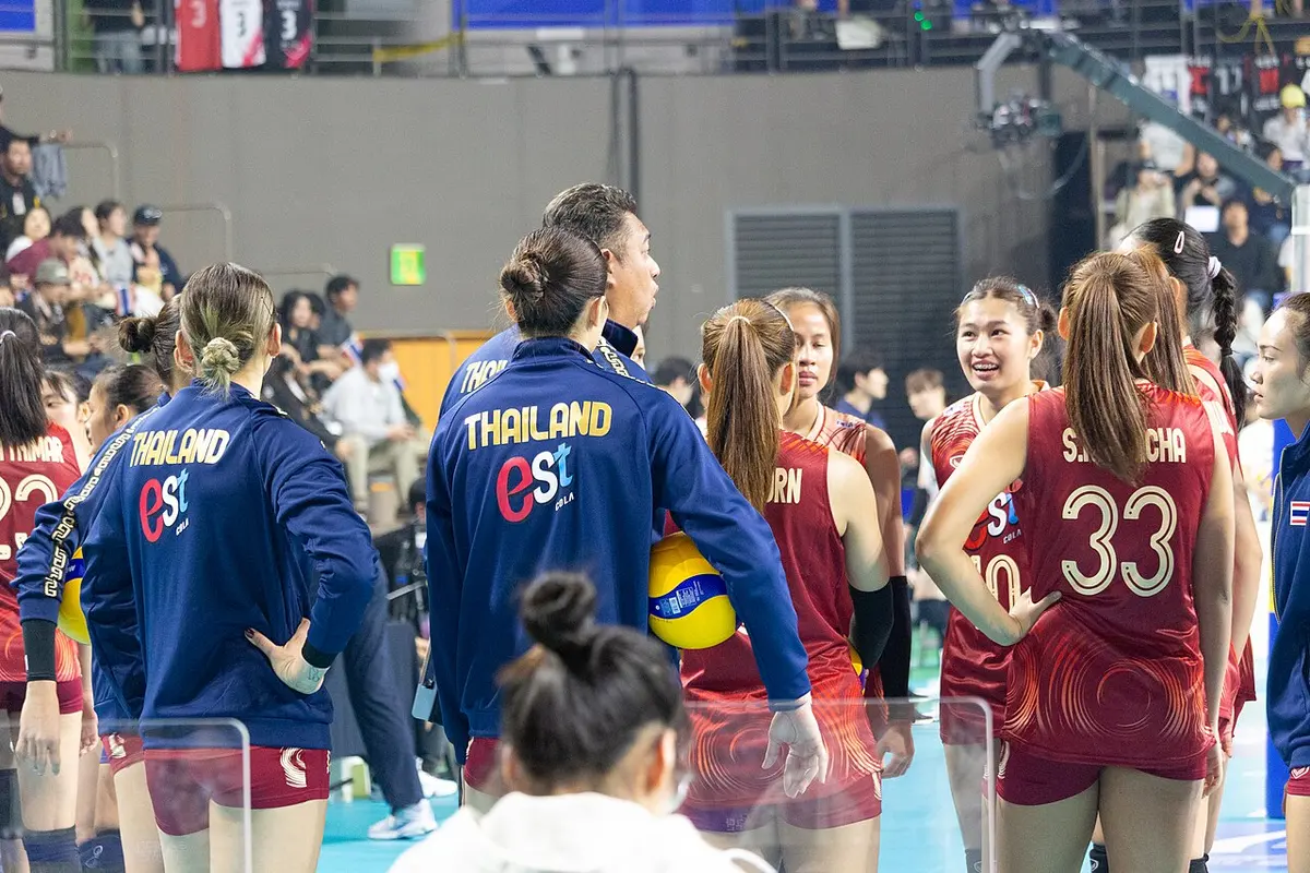 バレー女子タイ、中国を3-2で下し五輪初出場を決める